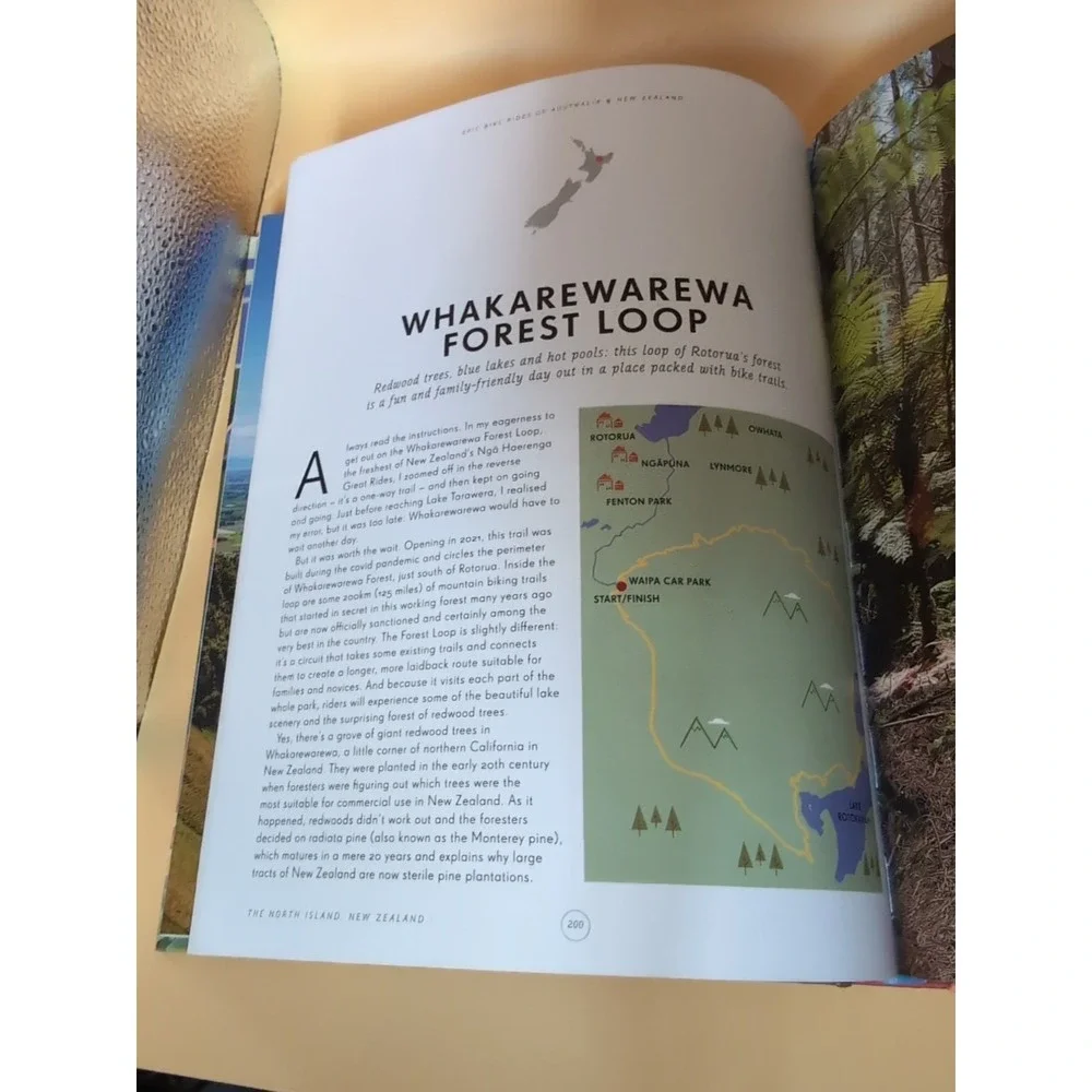 New Book Damaged Cover lonely Planet Epic Bike Rides of Australia and New Zealan
